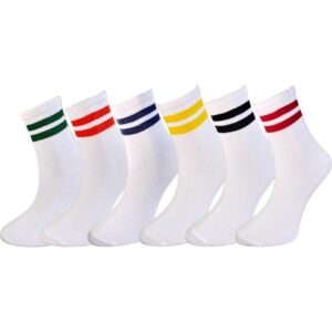 Renkli Çemberli Kolej Tenis Çorabı